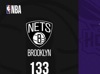 托马斯33分大桥24+7罗齐尔23+9篮网大胜黄蜂