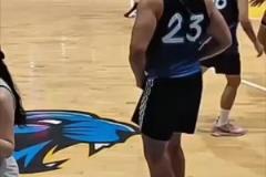 你说好好的铅球不打来打篮球做什么